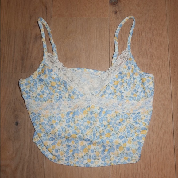 Blue Lace Cami Top - Picture 1 of 4